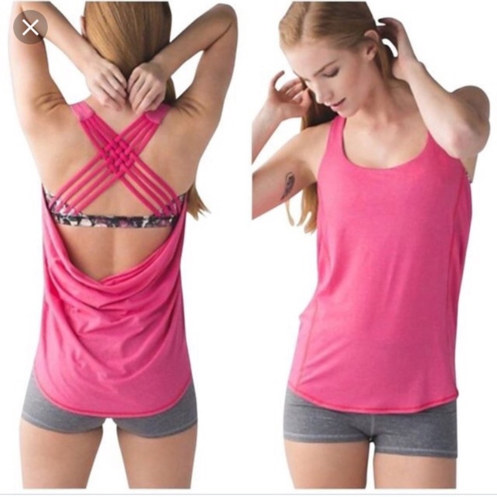 Lululemon tank top with built in bra